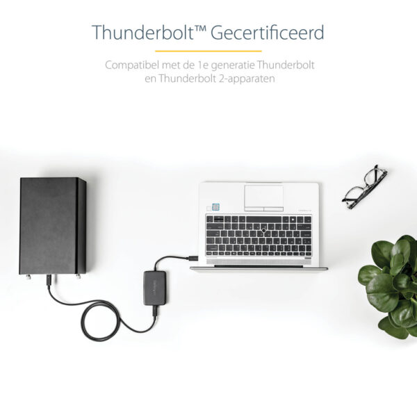 StarTech.com Thunderbolt 3 naar Thunderbolt 2 Adapter, TB3 Laptop naar TB2 Schermen & Apparatuur, Thunderbolt 2 20Gbps of Thunde - Afbeelding 10