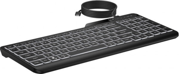 HP 405 backlit toetsenbord met kabel voor meerdere apparaten