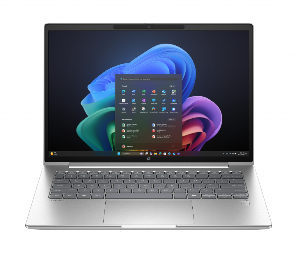 HP ProBook 4 PB4G1q14 X126100 14 32GB/512 PC NL Copilot+ PC Qualcomm Snapdragon X1-26-100 Laptop 35,6 cm (14") WUXGA LPDDR5x-SDR