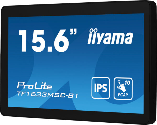 iiyama ProLite TF1633MSC-B1 computer monitor 39,6 cm (15.6") 1920 x 1080 Pixels Full HD Touchscreen Zwart - Afbeelding 7