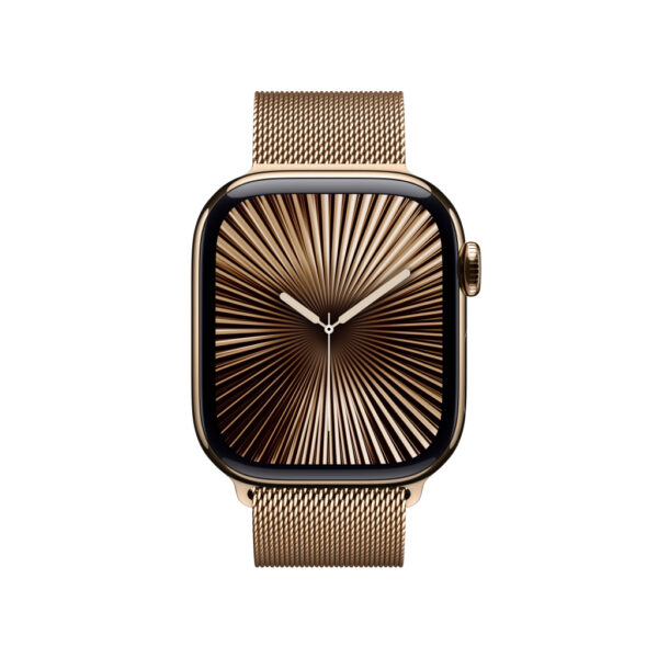 Apple Watch Series 10 OLED 42 mm Digitaal 374 x 446 Pixels Touchscreen 4G Goud Wifi GPS - Afbeelding 2
