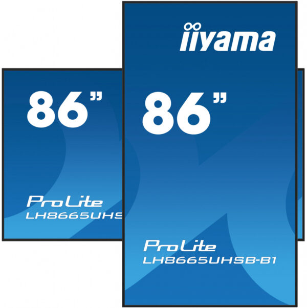 iiyama LH8665UHSB-B1 beeldkrant Kiosk-ontwerp 2,18 m (86") LED Wifi 800 cd/m² 4K Ultra HD Zwart Type processor Android 11 24/7 - Afbeelding 4