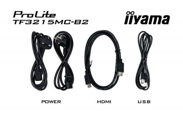 iiyama ProLite TF3215MC-B2 computer monitor 81,3 cm (32") 1920 x 1080 Pixels Full HD LED Touchscreen Kiosk Zwart - Afbeelding 19