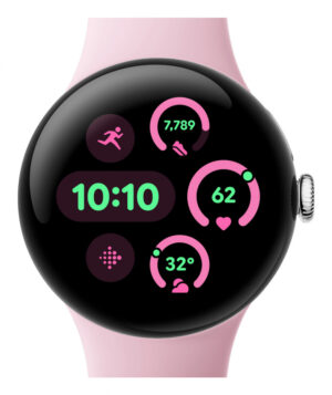 Google Pixel Watch 3 AMOLED 41 mm Digitaal Touchscreen Zilver Wifi GPS
