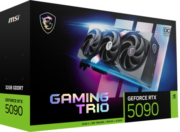 MSI GAMING GeForce RTX5090 TRIO OC 32GB NVIDIA GeForce RTX 5090 GDDR7 - Afbeelding 2