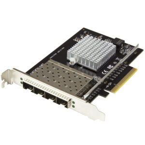 StarTech.com 4 Ports PCI Express 10G SFP+ Netwerkkaart, Intel XL710 Open SFP+ Converged Adapter, PCIe 10 Gigabit Ethernet Server