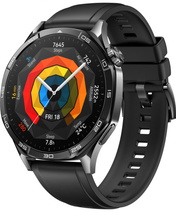 Huawei WATCH GT5 46mm 3,63 cm (1.43") AMOLED Digitaal 466 x 466 Pixels Zwart GPS - Afbeelding 3