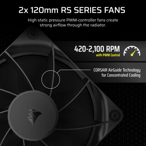 Corsair Nautilus 240 RS Moederbord Alles-in-één vloeistofkoeler Zwart - Afbeelding 3