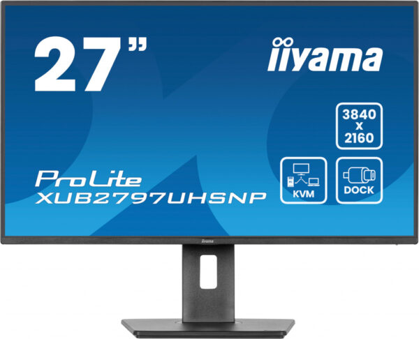 iiyama ProLite XUB2797UHSNP-B1 computer monitor 68,6 cm (27") 3840 x 2160 Pixels 4K Ultra HD LED Zwart - Afbeelding 2