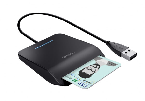 Trust Primo smart card reader Binnen USB CardBus+USB 2.0 Zwart - Afbeelding 2