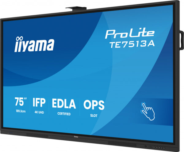 iiyama TE7513A-B1AG beeldkrant Interactief flatscreen 190,5 cm (75") Wifi 450 cd/m² 4K Ultra HD Zwart Touchscreen Type processor - Afbeelding 16