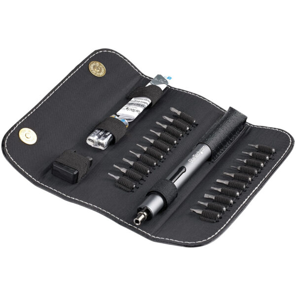 StarTech.com 20 Bit Elektrische Precisie Schroevendraaier Set - Mini Schroevendraaier op Batterij voor Laptop, Computer, Tablet, - Afbeelding 8