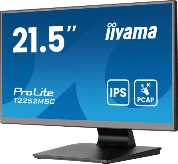 iiyama ProLite T2252MSC-B2AG computer monitor 54,6 cm (21.5") 1920 x 1080 Pixels Full HD LCD Touchscreen Zwart - Afbeelding 5