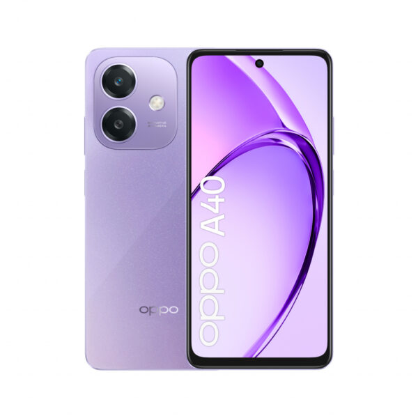 OPPO A40 16,9 cm (6.67") Dual SIM Android 14 4G USB Type-C 4 GB 128 GB 5100 mAh Paars