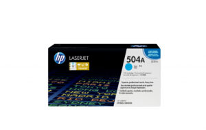 HP 504A originele cyaan LaserJet tonercartridge