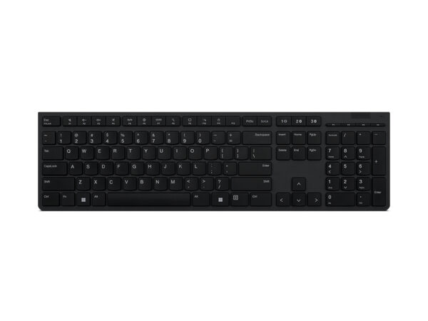 Lenovo 4Y41K04031 toetsenbord Kantoor RF-draadloos + Bluetooth Belgisch, Engels Grijs