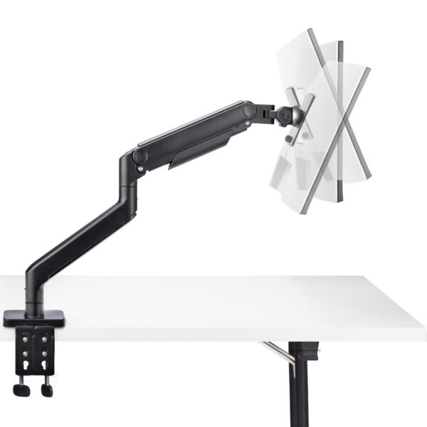 StarTech.com Monitor Arm voor Bureau, Tot 49in 32:9 Ultrawide Curved Monitors, Mechanische Springveer Arm, C-Klem/Doorvoertule, - Afbeelding 6