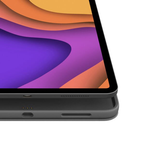 Logitech Folio Touch QWERTZ Zwitsers Smart Connector Grijs - Afbeelding 3