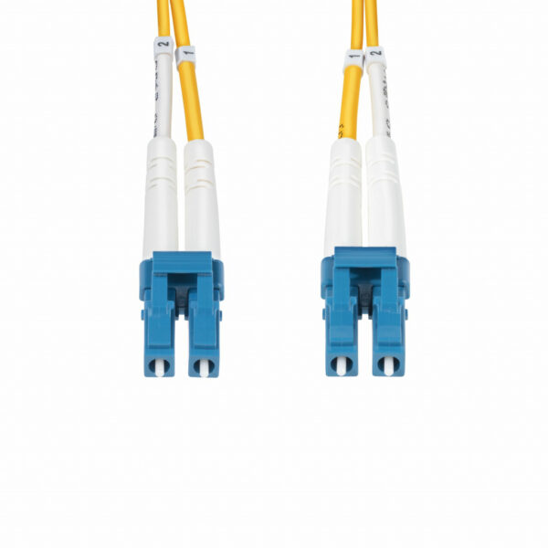 StarTech.com 3m LC naar LC (UPC) OS2 Single Mode Duplex Glasvezel Kabel, 9/125µm, Laser Optimized, 100G, Flexibel Buigen, Low In - Afbeelding 4