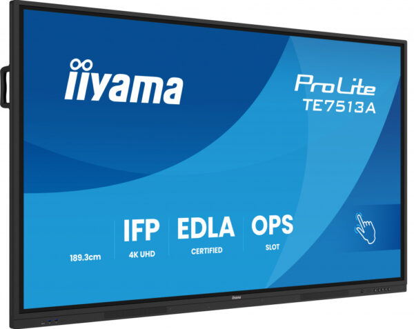 iiyama TE7513A-B1AG beeldkrant Interactief flatscreen 190,5 cm (75") Wifi 450 cd/m² 4K Ultra HD Zwart Touchscreen Type processor - Afbeelding 13