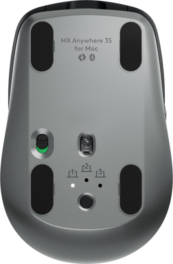 Logitech MX Anywhere 3S for Mac muis Kantoor Rechtshandig RF-draadloos + Bluetooth Laser 8000 DPI - Afbeelding 7
