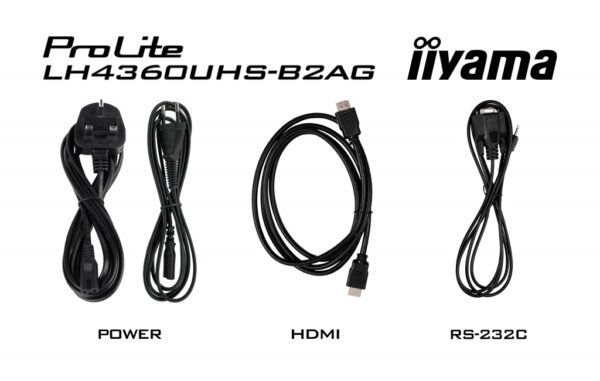 iiyama LH4360UHS-B2AG beeldkrant Digitaal A-kaart 108 cm (42.5") LED Wifi 500 cd/m² 4K Ultra HD Zwart Type processor Android 11 - Afbeelding 20