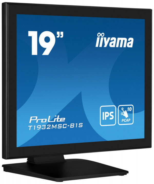 iiyama ProLite T1932MSC-B1S computer monitor 48,3 cm (19") 1280 x 1024 Pixels Full HD LED Touchscreen Tafelblad Zwart - Afbeelding 3