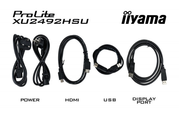 iiyama ProLite XU2492HSU-B6 computer monitor 60,5 cm (23.8") 1920 x 1080 Pixels Full HD LED Zwart - Afbeelding 14