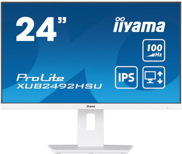 iiyama XUB2492HSU-W6 computer monitor 60,5 cm (23.8") 1920 x 1080 Pixels Full HD LED Wit - Afbeelding 2