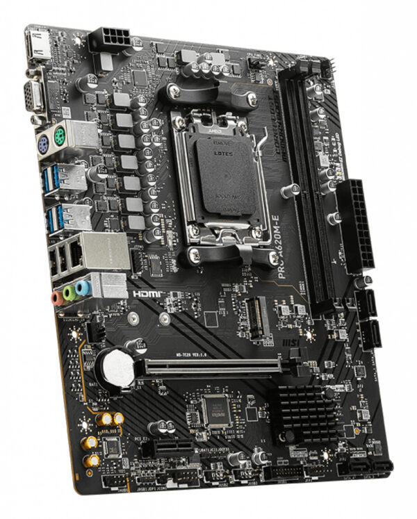 MSI PRO A620M-E moederbord AMD A620 Socket AM5 micro ATX - Afbeelding 4