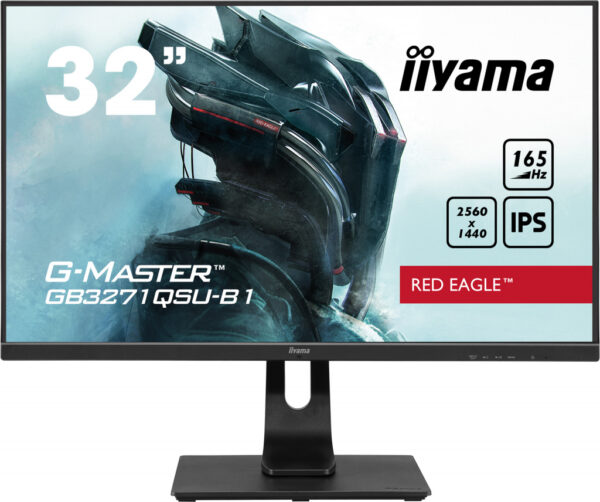 iiyama G-MASTER GB3271QSU-B1 computer monitor 80 cm (31.5") 2560 x 1440 Pixels Wide Quad HD LED Zwart - Afbeelding 3