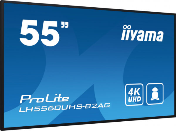 iiyama LH5560UHS-B2AG beeldkrant Digitaal A-kaart 139,7 cm (55") LED Wifi 500 cd/m² 4K Ultra HD Zwart Type processor Android 11 - Afbeelding 4