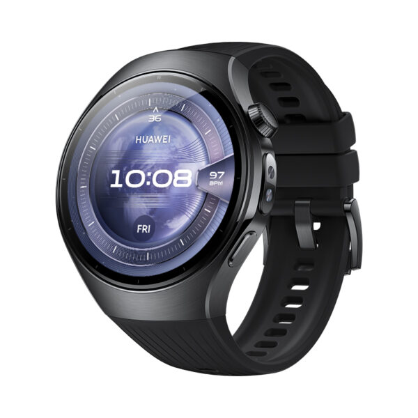 Huawei WATCH 5 3,81 cm (1.5") AMOLED 46 mm Digitaal 466 x 466 Pixels Touchscreen Zwart Wifi GPS - Afbeelding 3