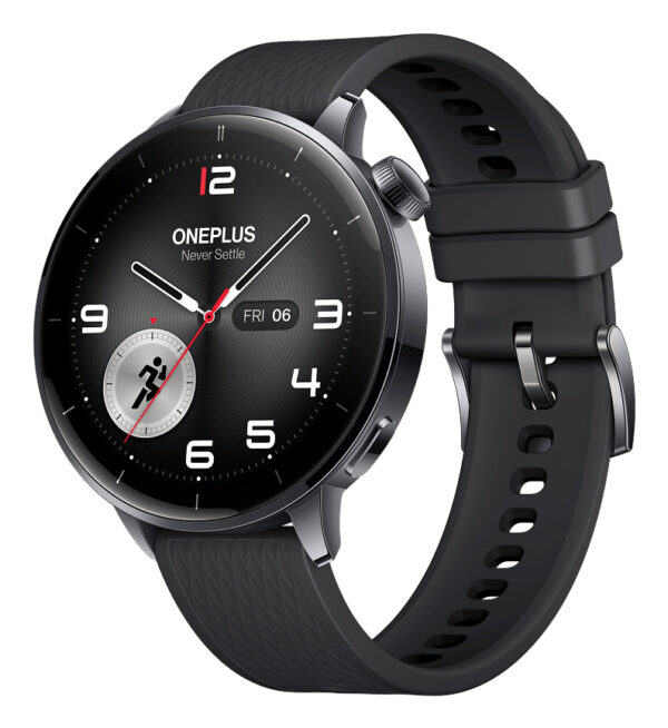 OnePlus Watch 3 43mm 3,35 cm (1.32") AMOLED Digitaal 466 x 466 Pixels Touchscreen Zwart, Titanium Wifi GPS - Afbeelding 2