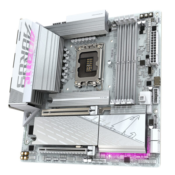 GIGABYTE B860M AORUS ELITE WF6E ICE Intel B860 LGA 1851 (Socket V1) micro ATX - Afbeelding 4