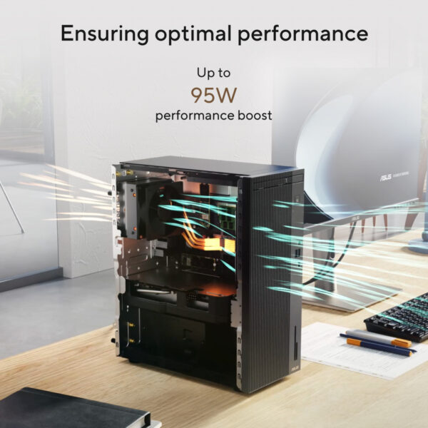 ASUS V500 Mini Tower V500MV-13620H038W Intel® Core™ i7 i7-13620H 16 GB DDR5-SDRAM 512 GB SSD Windows 11 Home PC Zwar - Afbeelding 6
