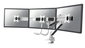Neomounts NM-D775DX3WHITE Monitorarm 17-27" - gasveer - Topfix - 180°-stop