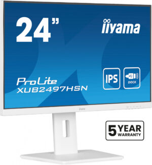 iiyama ProLite XUB2497HSN-W2 computer monitor 60,5 cm (23.8") 1920 x 1080 Pixels Full HD LED Wit