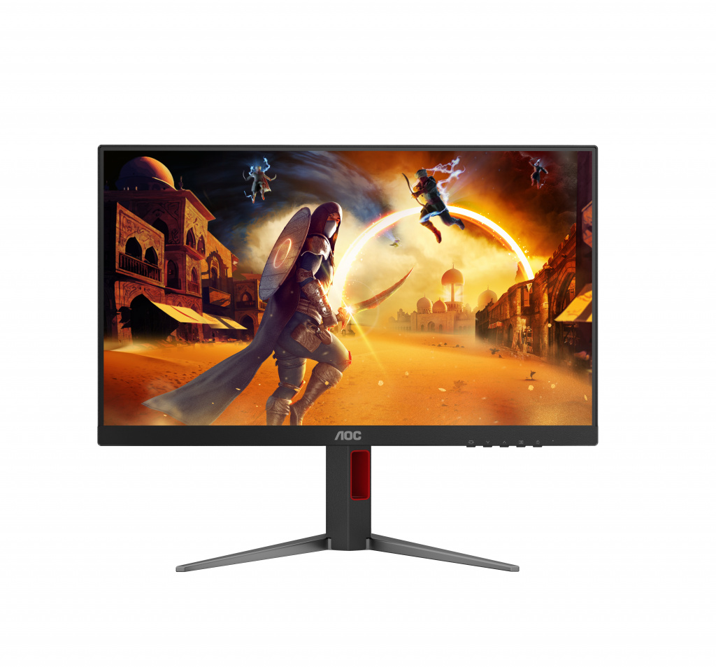 AOC G4 24G4HA computer monitor 60,5 cm (23.8") 1920 x 1080 Pixels Full HD LED Zwart, Rood - Afbeelding 2