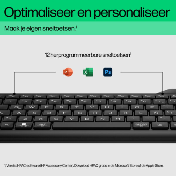 HP 475 dual-mode draadloos toetsenbord - Afbeelding 4