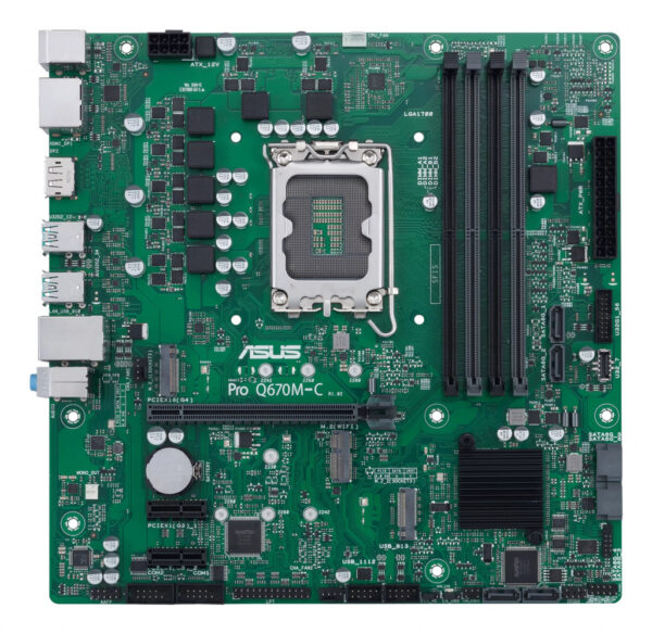 ASUS PRO Q670M-C-CSM Intel Q670 LGA 1700 micro ATX - Afbeelding 2