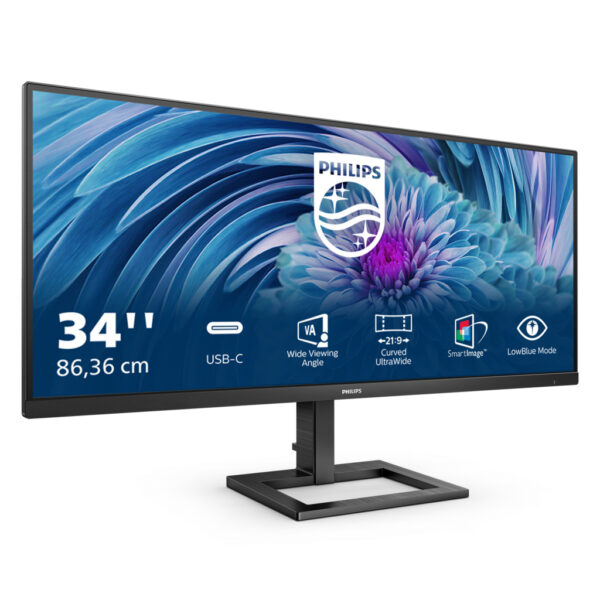 Philips E Line 346E2LAE/00 LED display 86,4 cm (34") 3440 x 1440 Pixels Wide Quad HD LCD Zwart - Afbeelding 8