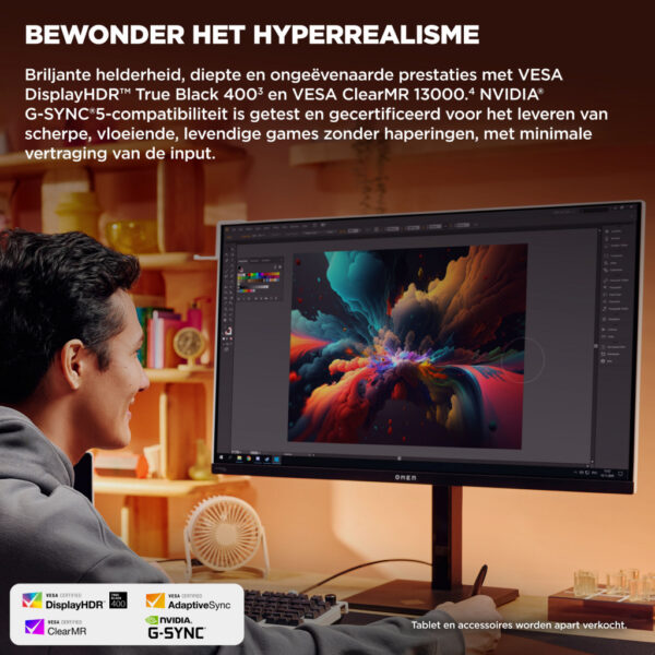 HP OMEN Transcend 31,5 inch UHD 240 Hz OLED-gaming monitor - Transcend 32 - Afbeelding 29