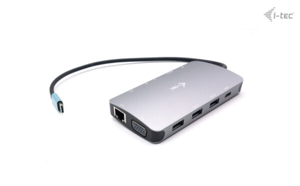 i-tec Metal USB-C Travel Nano Dock HDMI/VGA with LAN + Power Delivery 100 W - Afbeelding 3