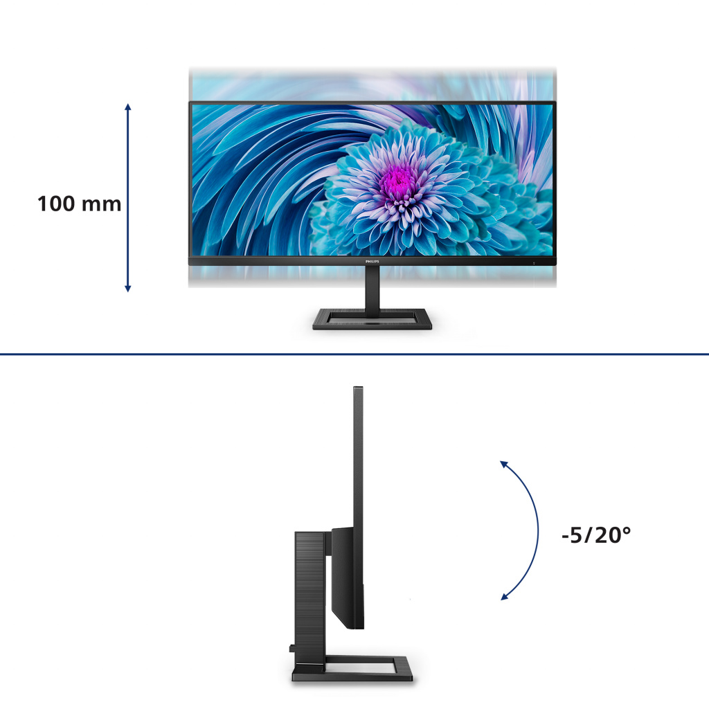 Philips E Line 346E2LAE/00 LED display 86,4 cm (34") 3440 x 1440 Pixels Wide Quad HD LCD Zwart - Afbeelding 9
