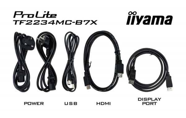 iiyama ProLite TF2234MC-B7X computer monitor 54,6 cm (21.5") 1920 x 1080 Pixels Full HD LED Touchscreen Multi-gebruiker Zwart - Afbeelding 11