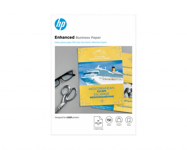 HP Professional Laser Paper, glanzend, 150 gr/m², 150 vel, A4/210 x 297 mm