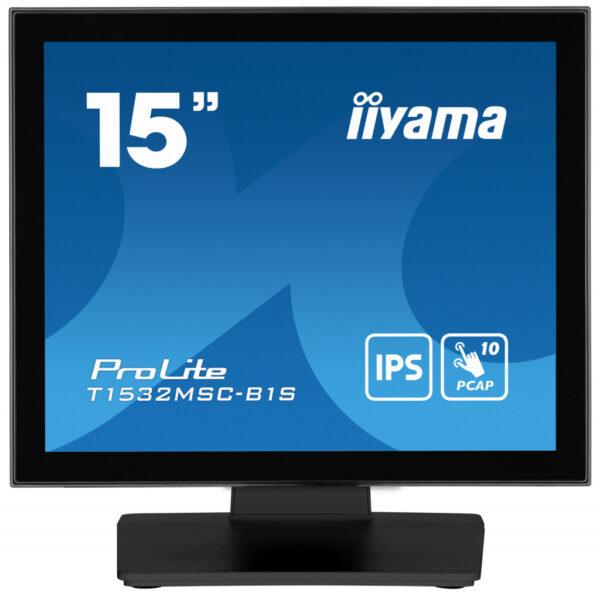 iiyama ProLite T1532MSC-B1S computer monitor 38,1 cm (15") 1024 x 768 Pixels XGA LCD Touchscreen Zwart - Afbeelding 9