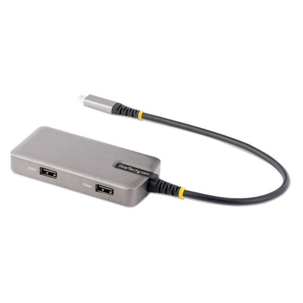 StarTech.com USB-C Multiport Adapter, 4K 60Hz HDMI, HDR - 2-Port 5Gbps USB 3.0 Hub, 100W Power Delivery Pass-Through, GbE, USB T - Afbeelding 2