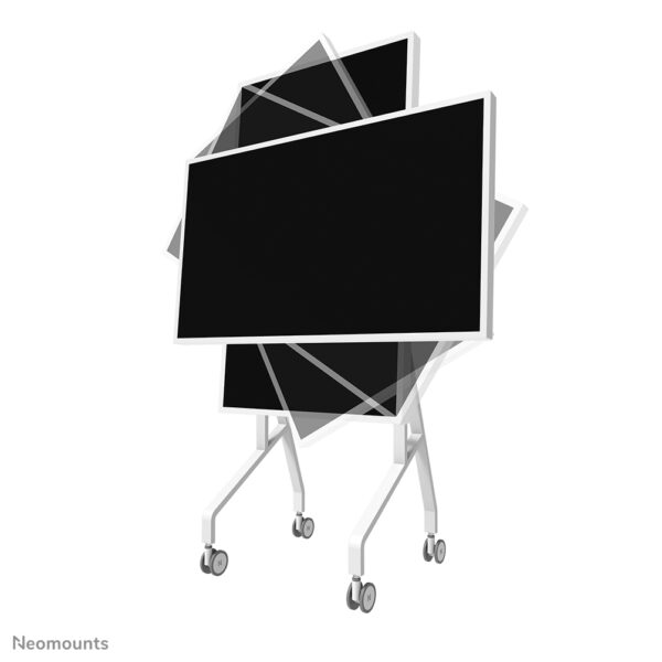 Neomounts FL50-515WH1 Samsung Flip trolley 55-65" - roteerbaar - snelle installatie - Afbeelding 7